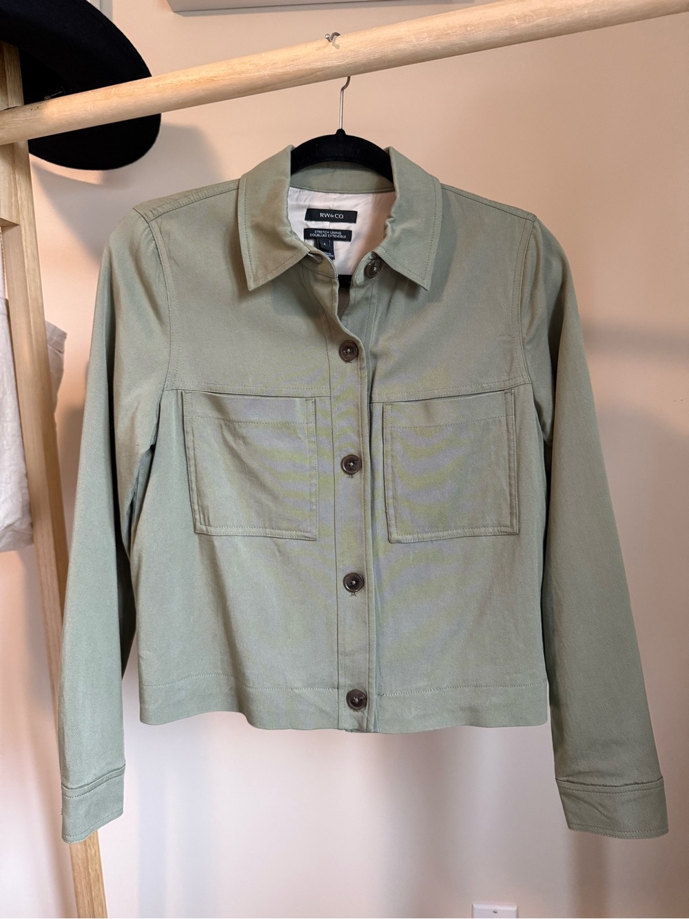 RW&CO. Light Sage Green Utility Jacket
